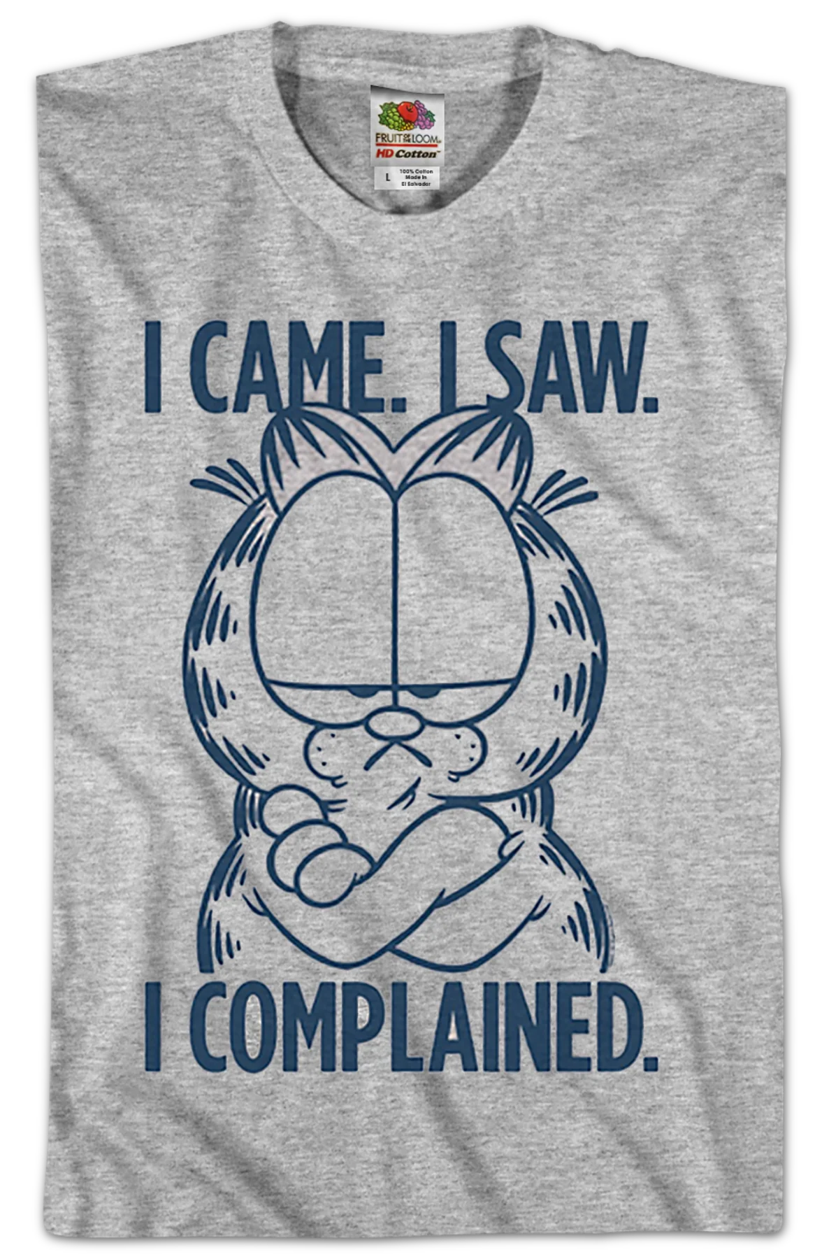 I Came I Saw I Complained Garfield T-Shirt - Image 2