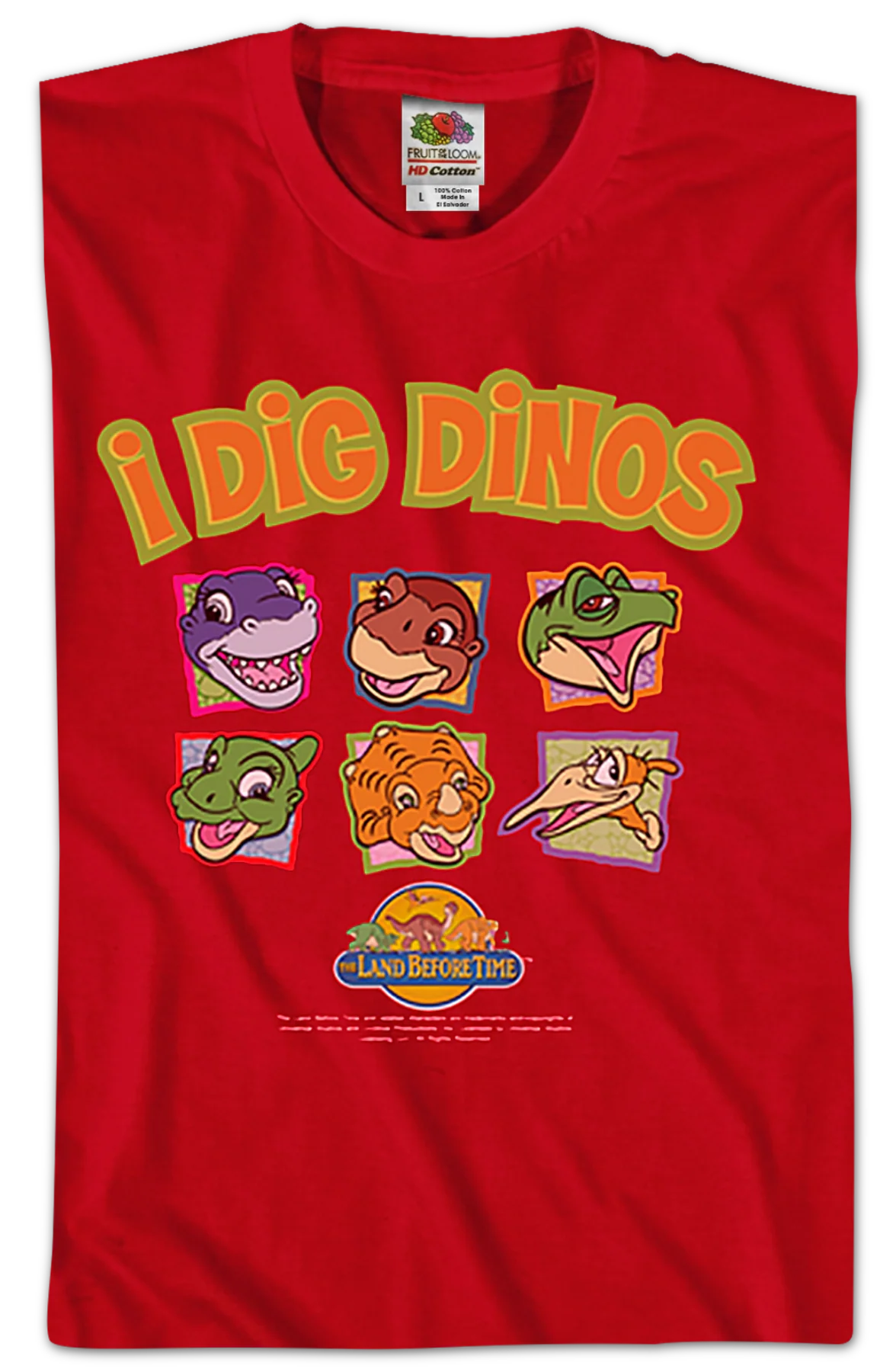 I Dig Dinos Land Before Time T-Shirt - Image 2