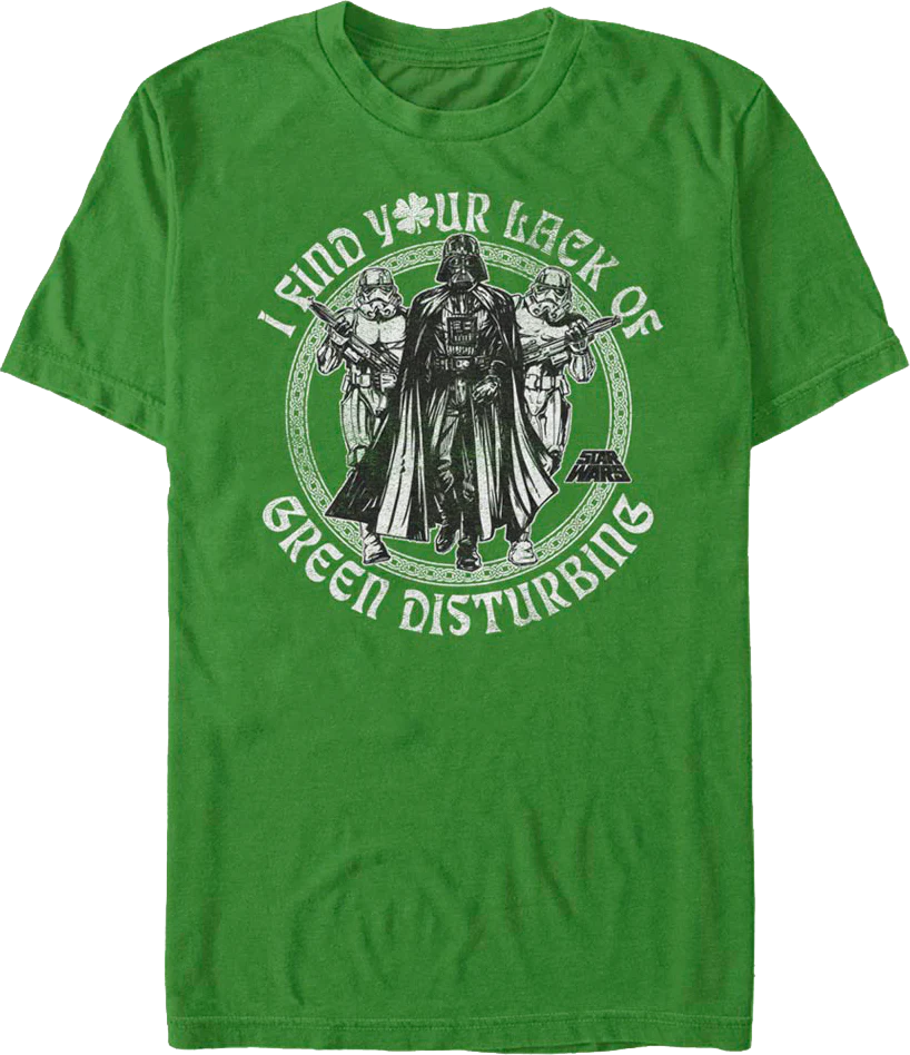 I Find Your Lack Of Green Disturbing Star Wars T-Shirt