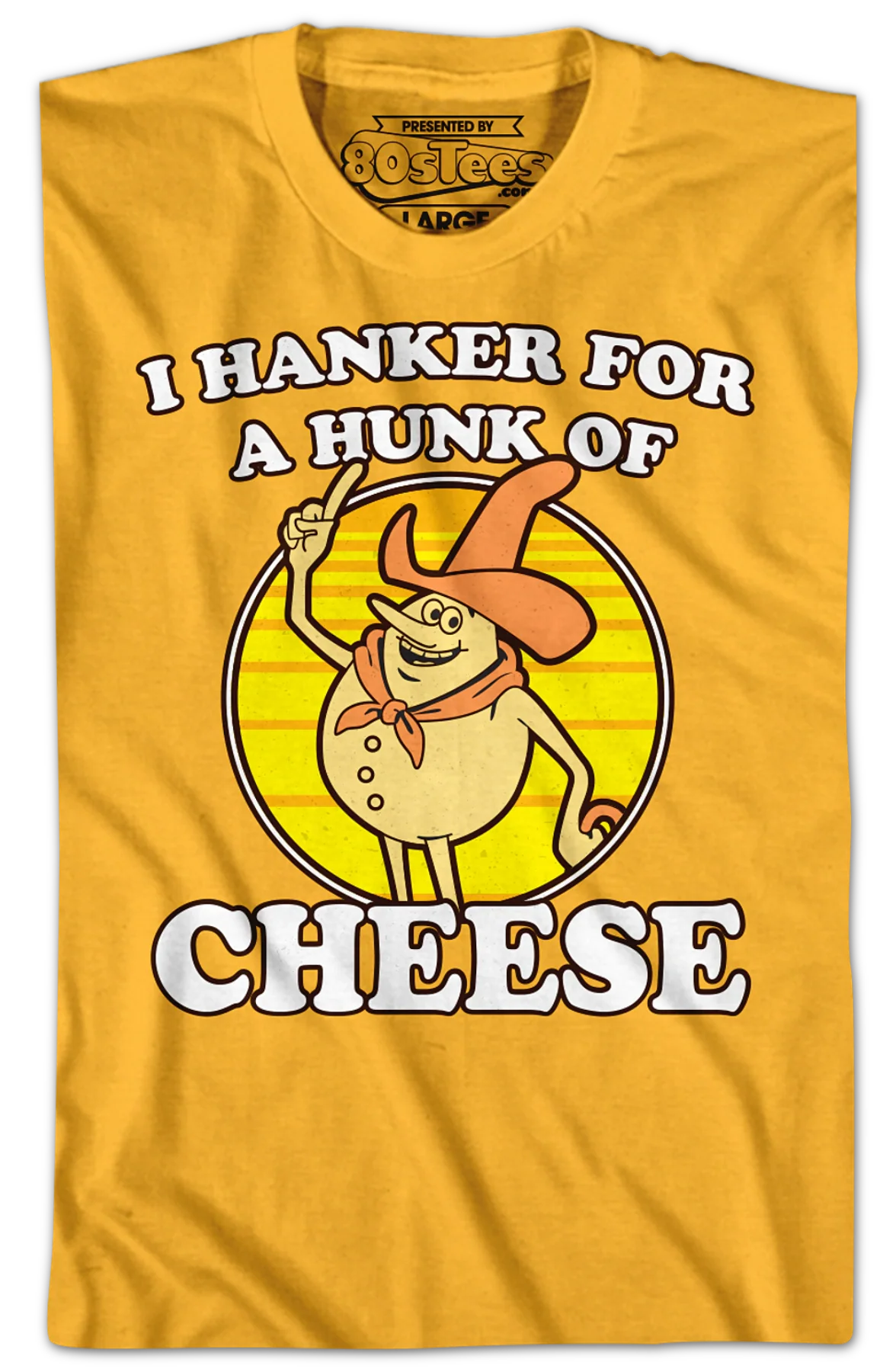 I Hanker For A Hunk Of Cheese Time For Timer T-Shirt - Image 2
