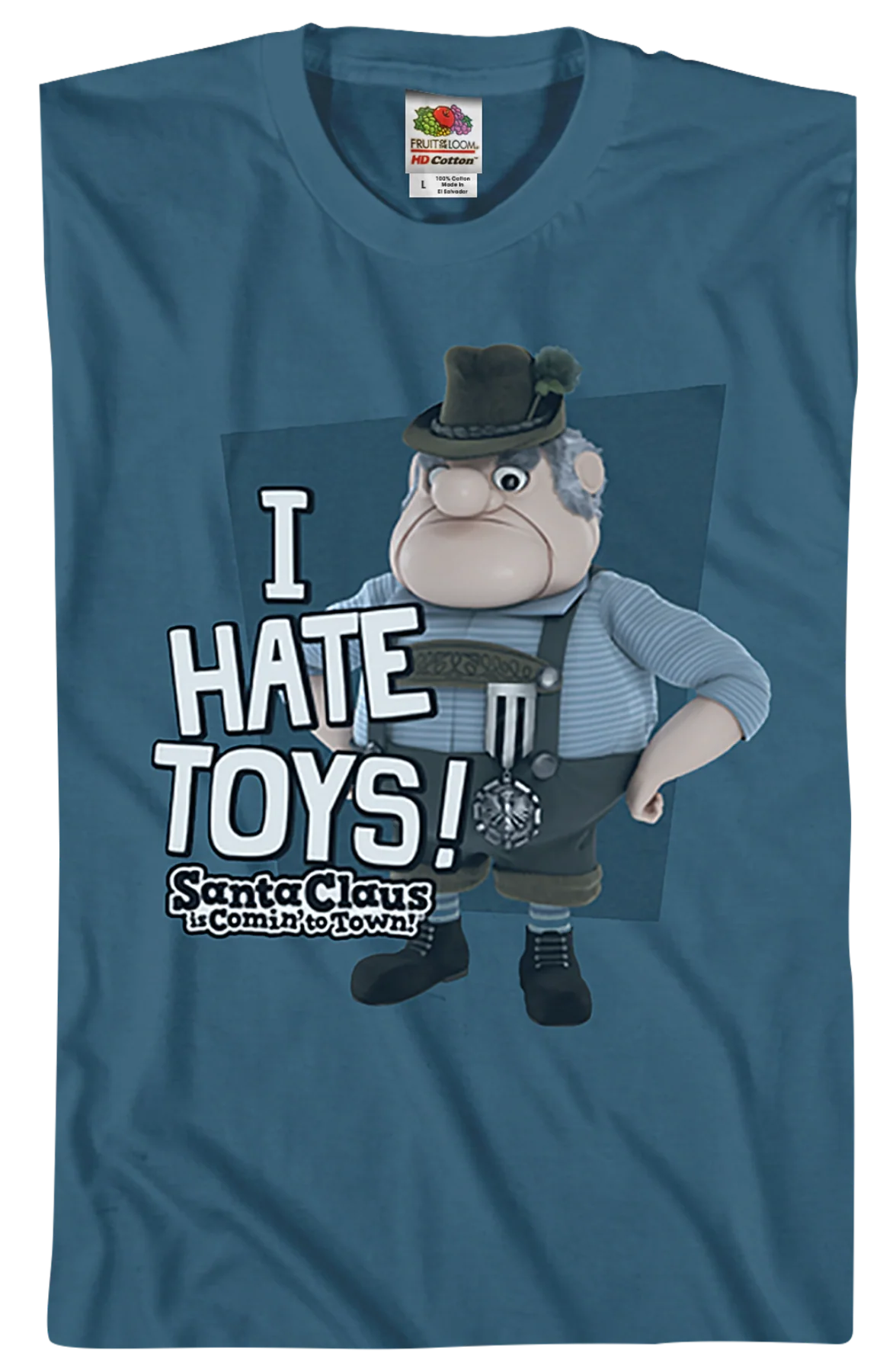 I Hate Toys Santa Claus Is Comin' To Town T-Shirt - Image 2