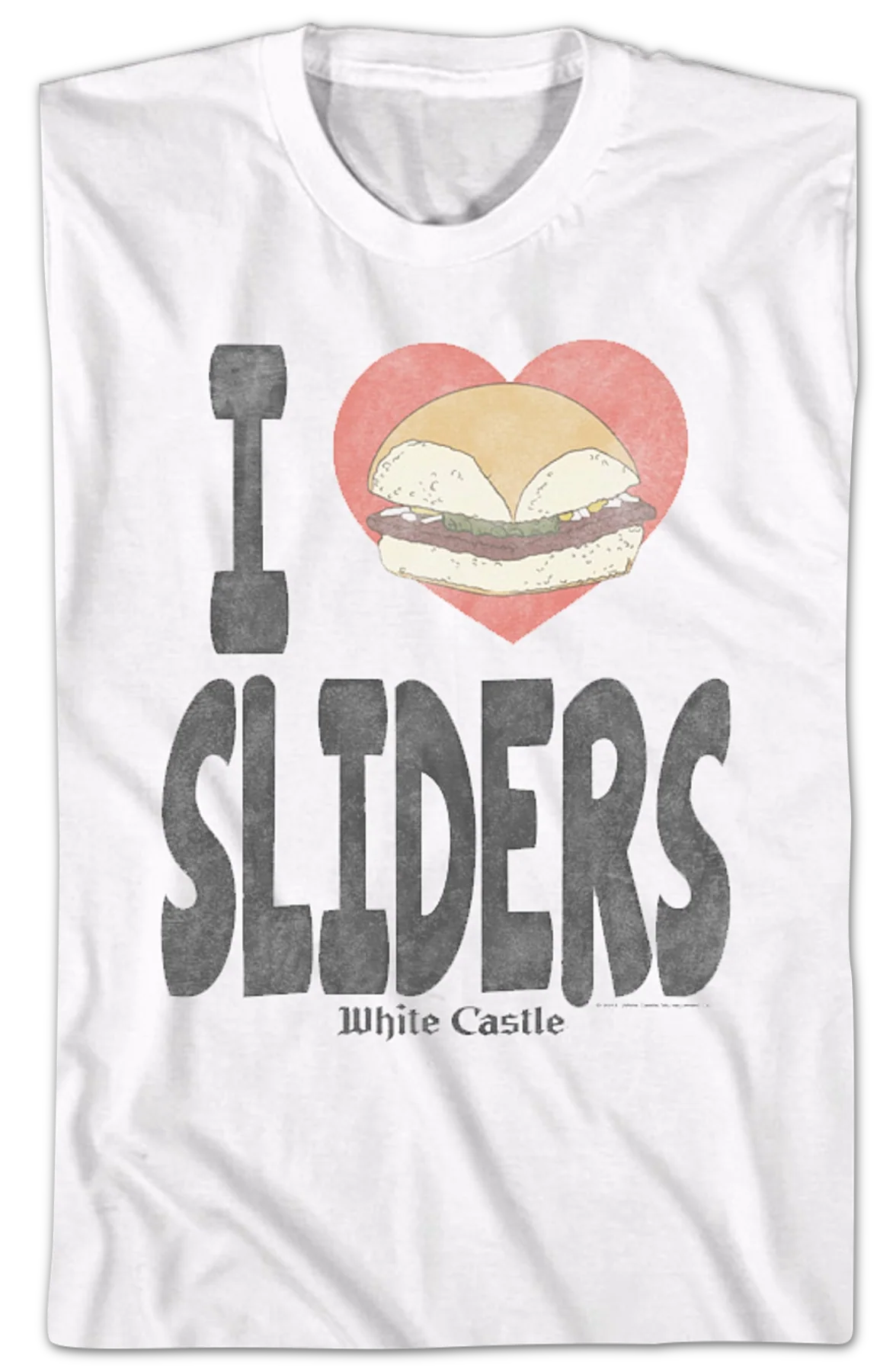 I Love Sliders White Castle T-Shirt - Image 2