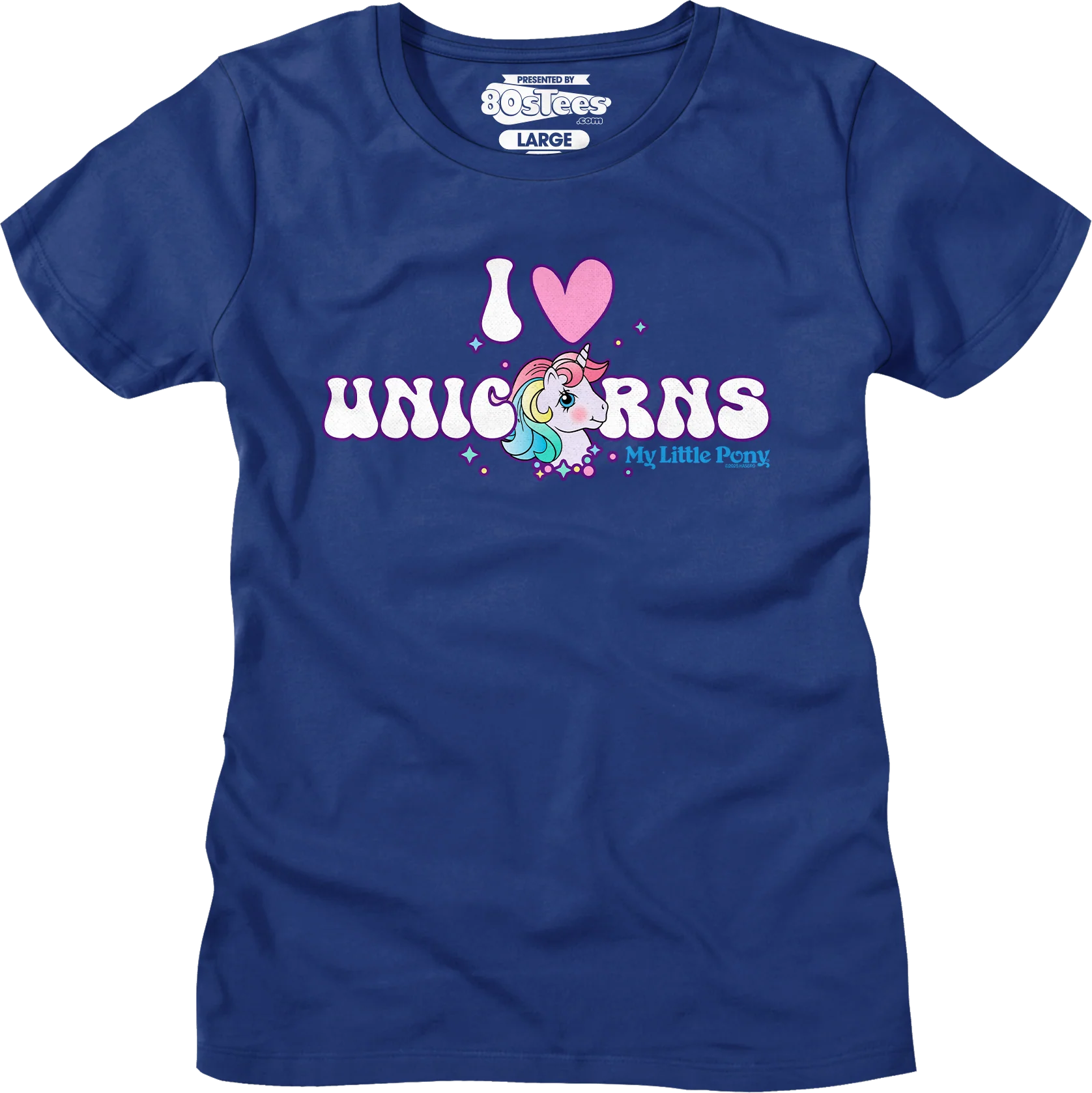 I Love Unicorns My Little Pony T-Shirt - Image 4