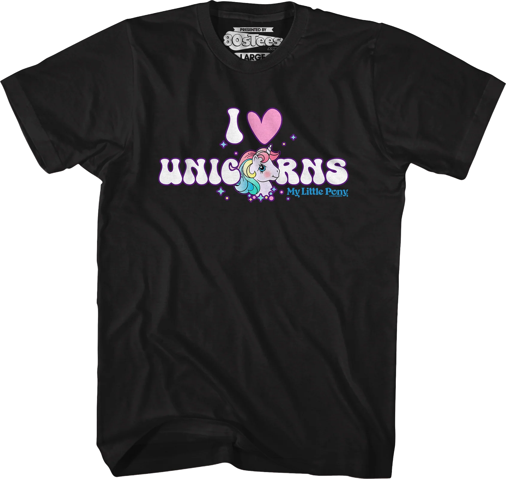 I Love Unicorns My Little Pony T-Shirt - Image 5