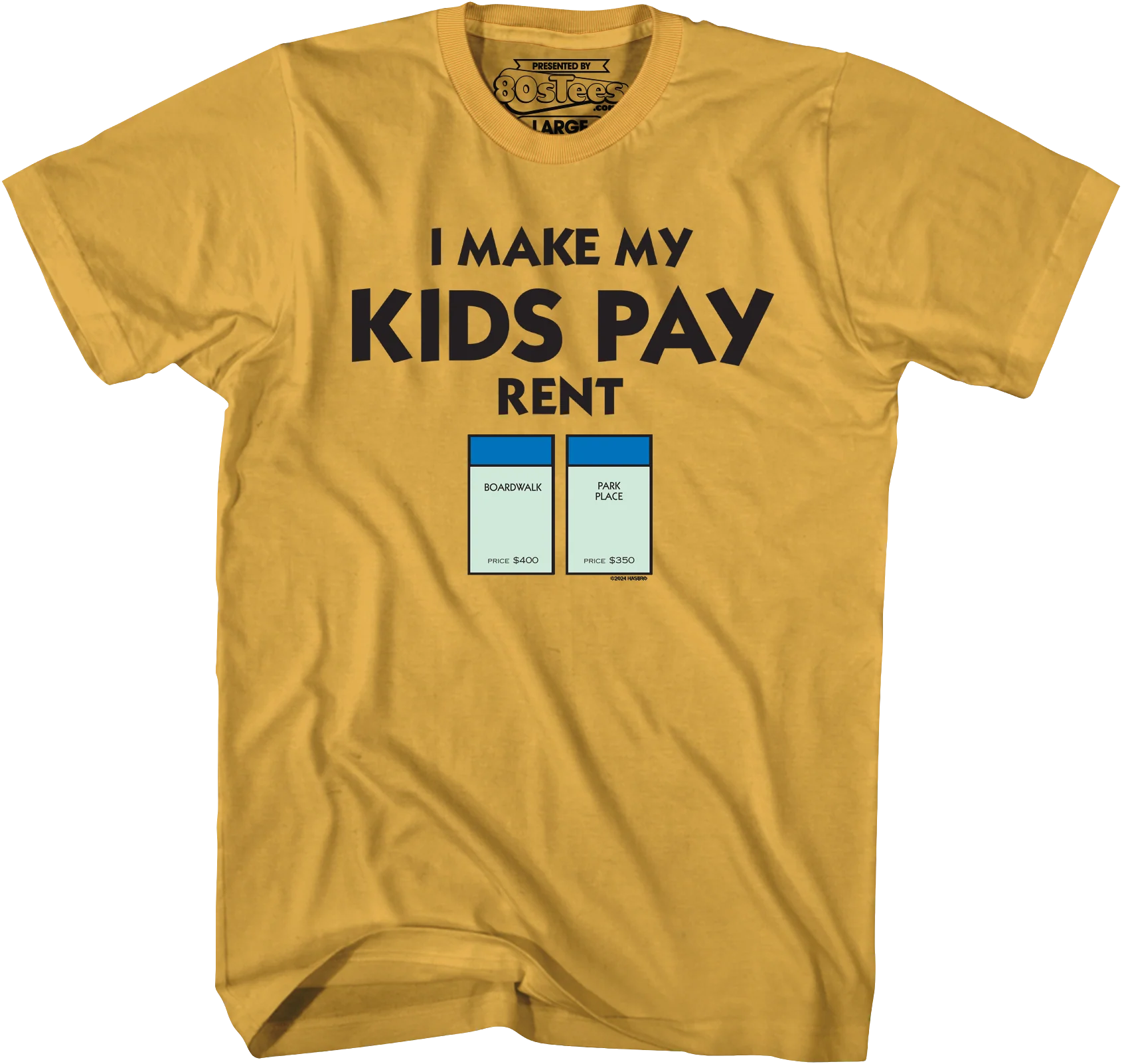 I Make My Kids Pay Rent Monopoly T-Shirt - Image 5