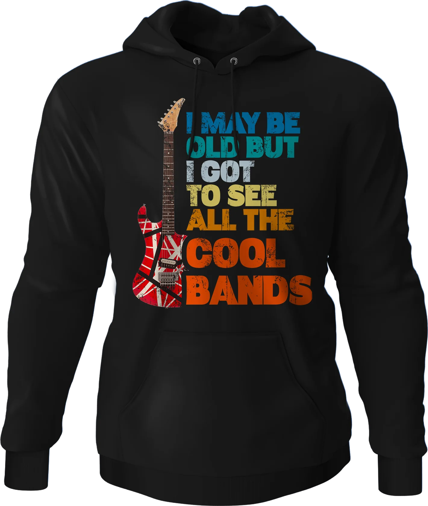 I May Be Old But I Got To See All The Cool Bands Hoodie - Image 6
