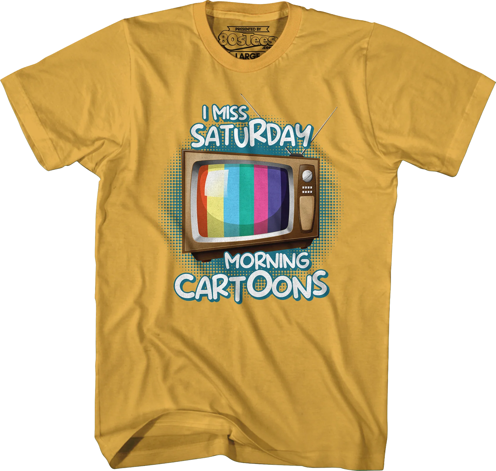 I Miss Saturday Morning Cartoons T-Shirt - Image 3