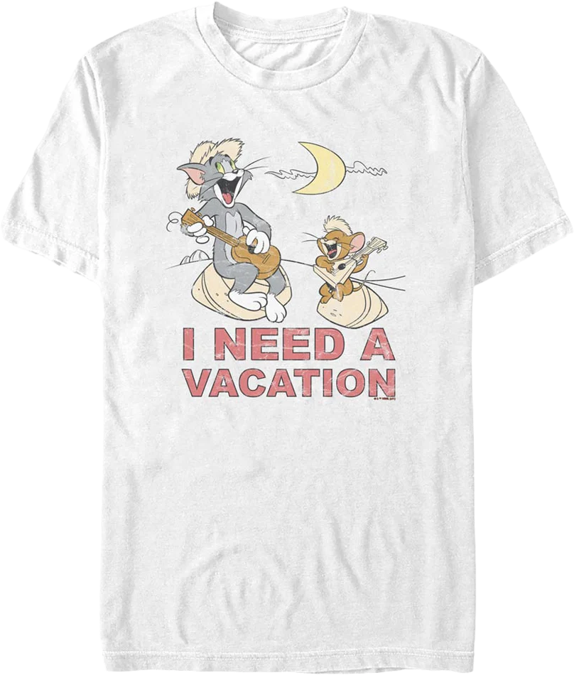 I Need A Vacation Tom And Jerry T-Shirt