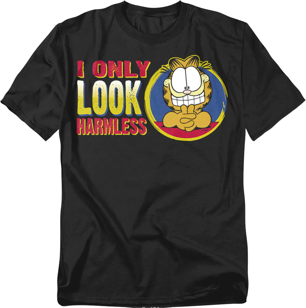 I Only Look Harmless Garfield T-Shirt