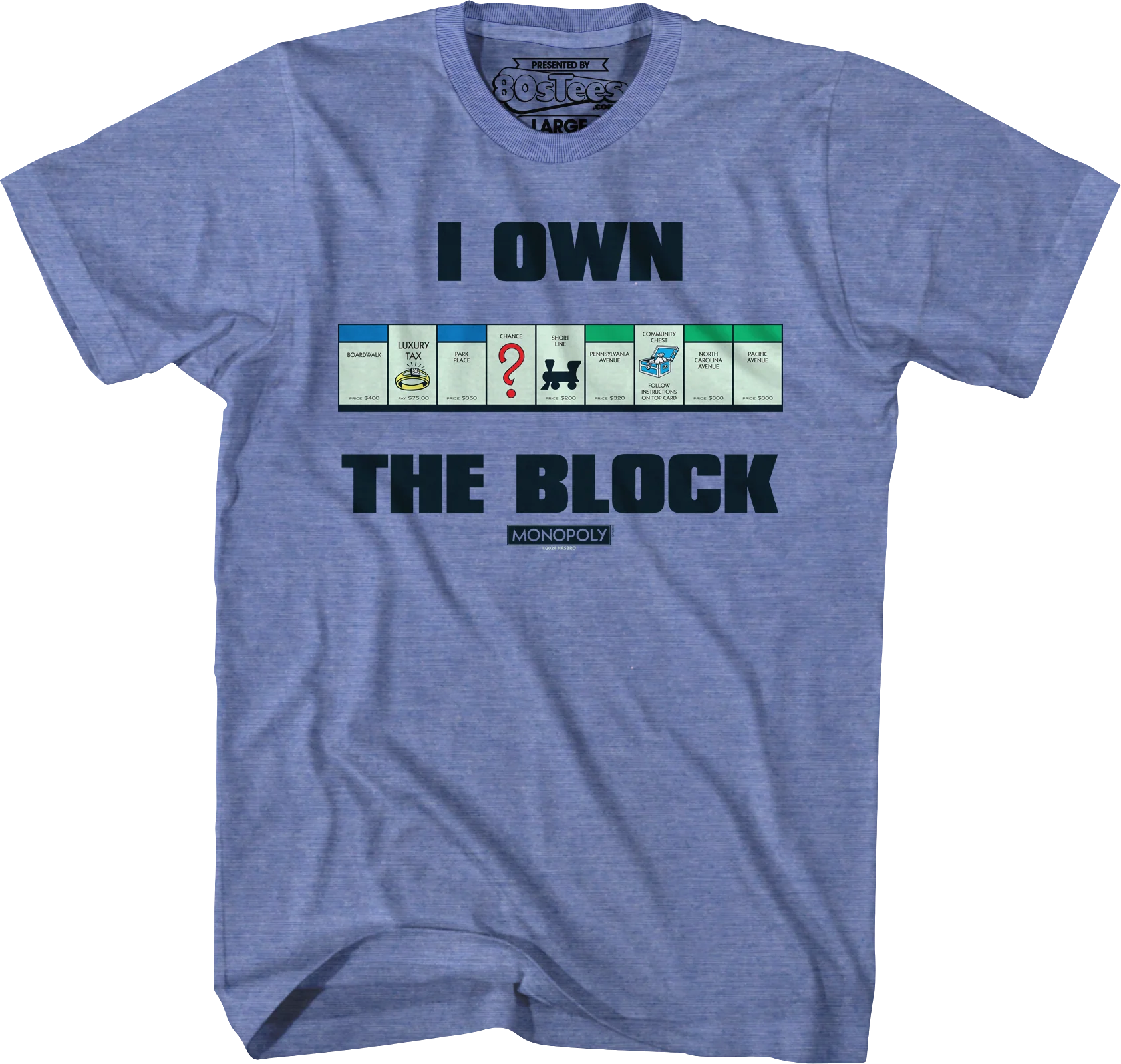 I Own The Block Monopoly T-Shirt - Image 15