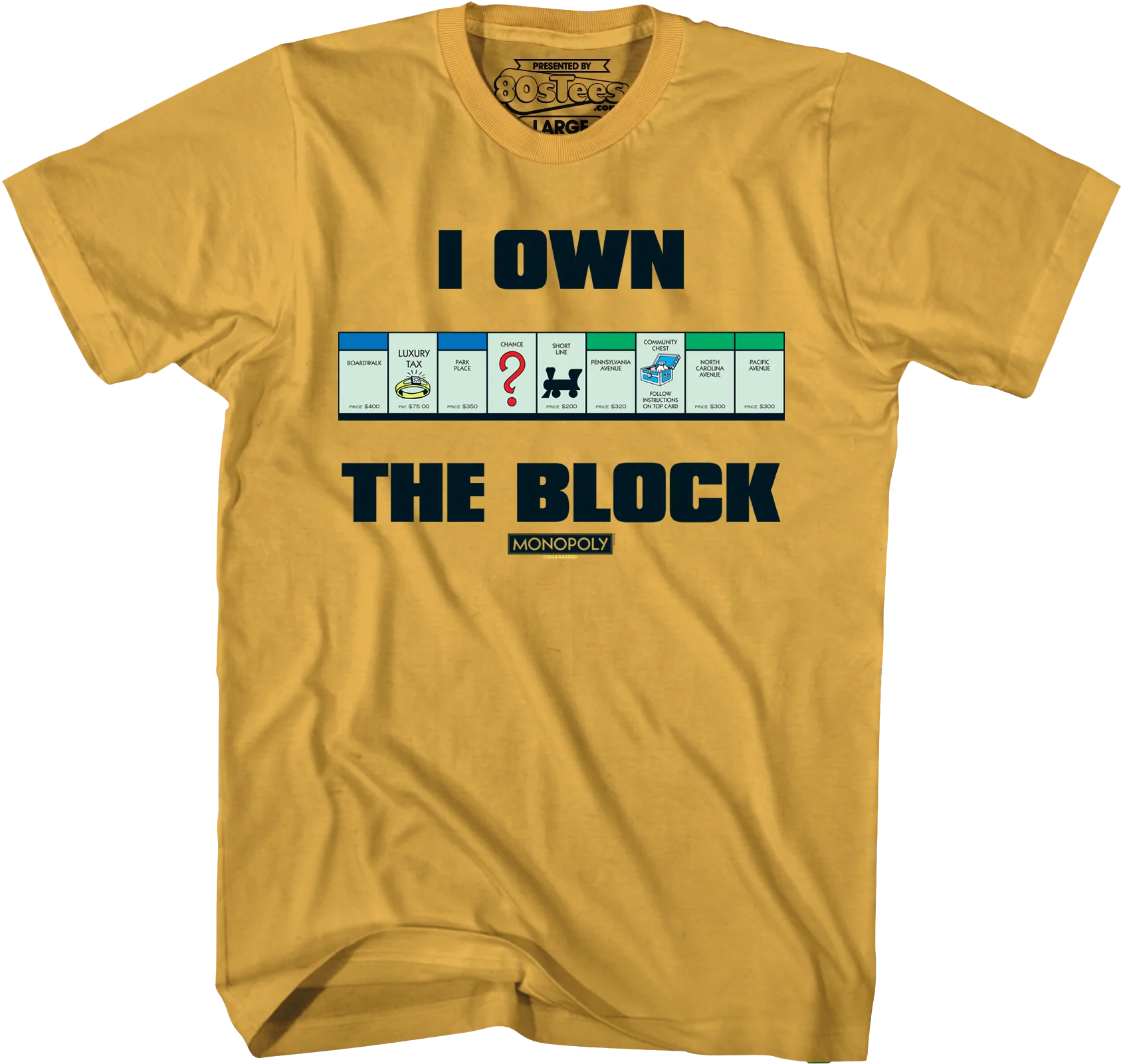 I Own The Block Monopoly T-Shirt - Image 20