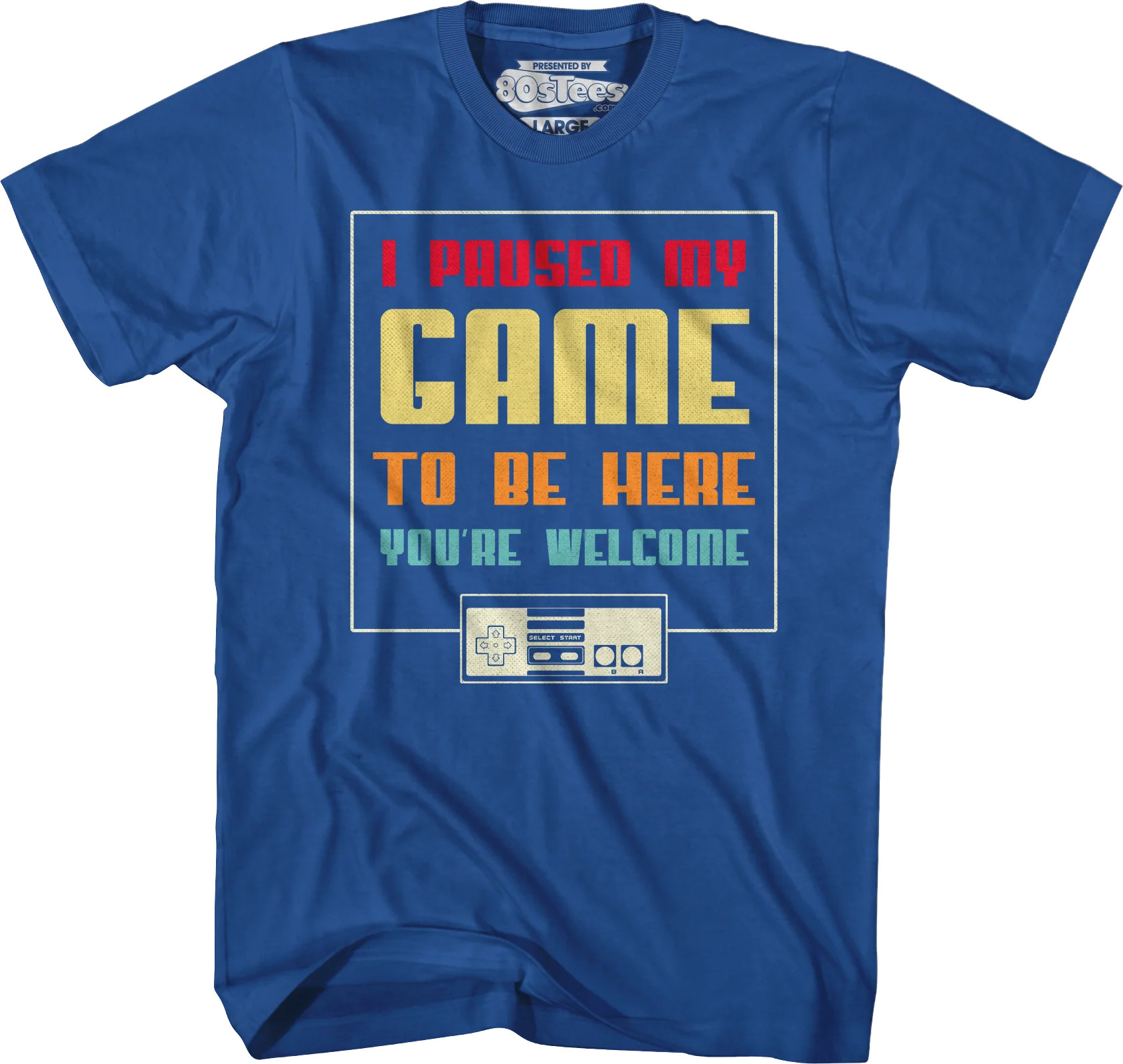 I Paused My Game To Be Here You're Welcome T-Shirt - Image 6