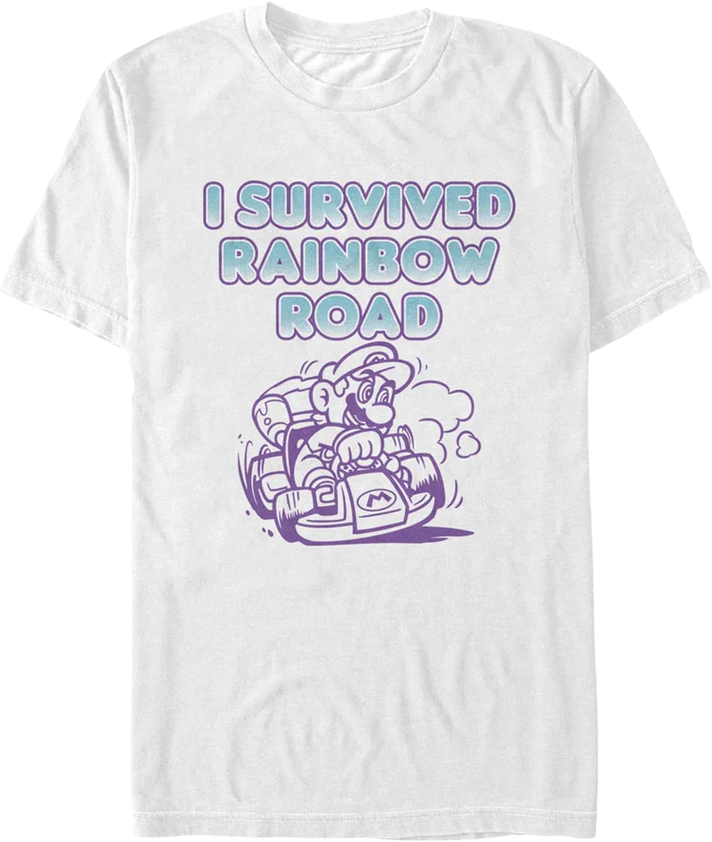 I Survived Rainbow Road Mario Kart T-Shirt