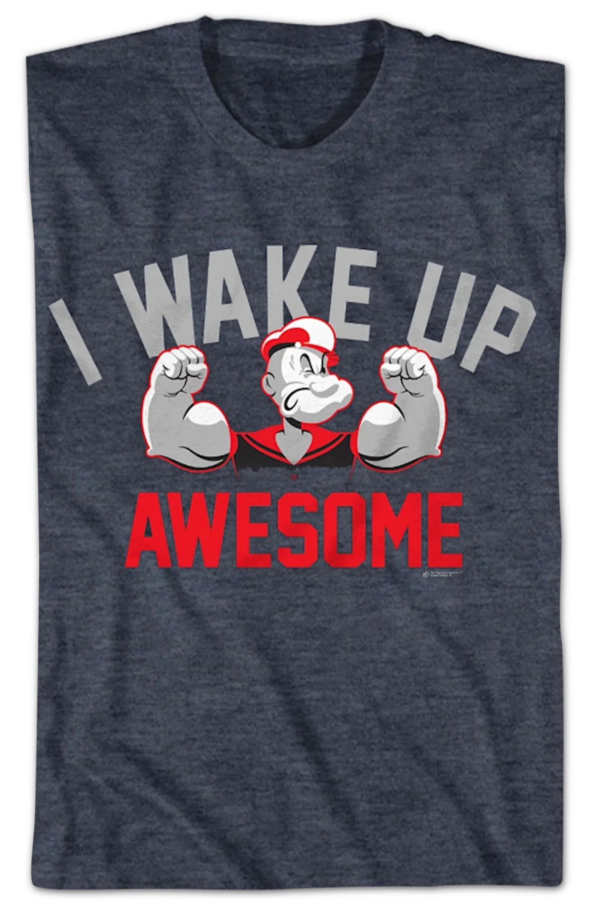 I Wake Up Awesome Popeye T-Shirt - Image 2