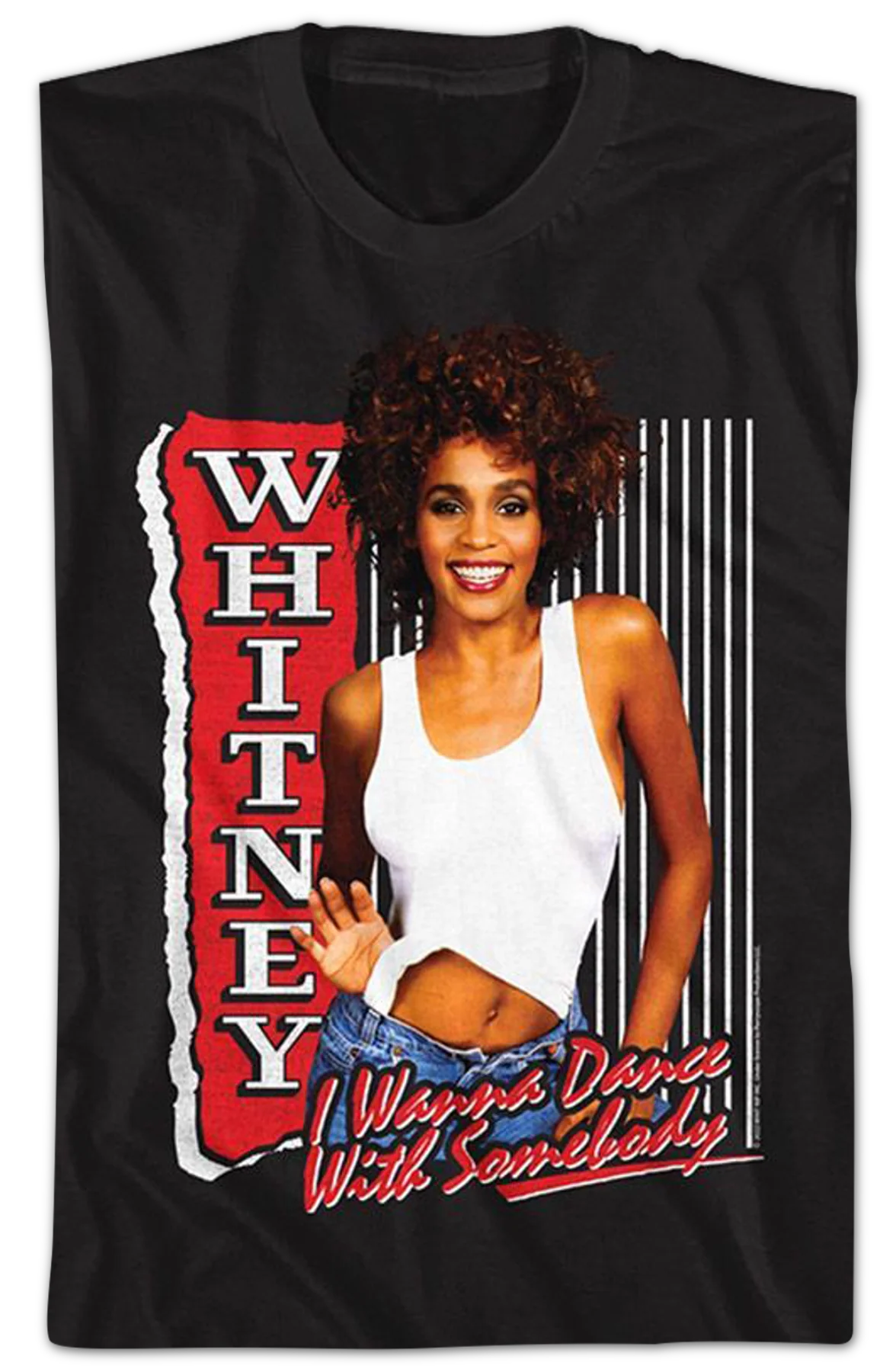 I Wanna Dance With Somebody Whitney Houston T-Shirt - Image 2