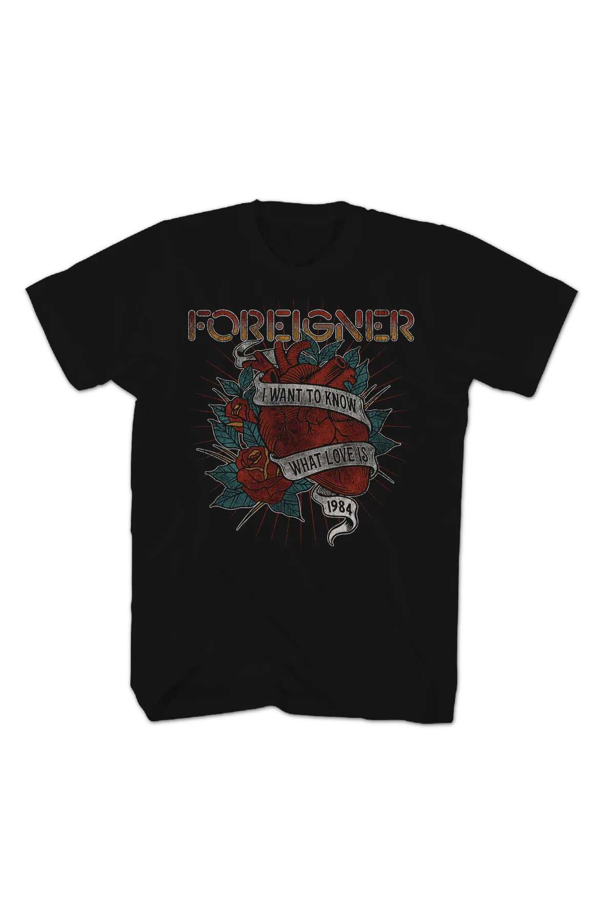 I Want To Know What Love Is Foreigner T-Shirt - Image 2