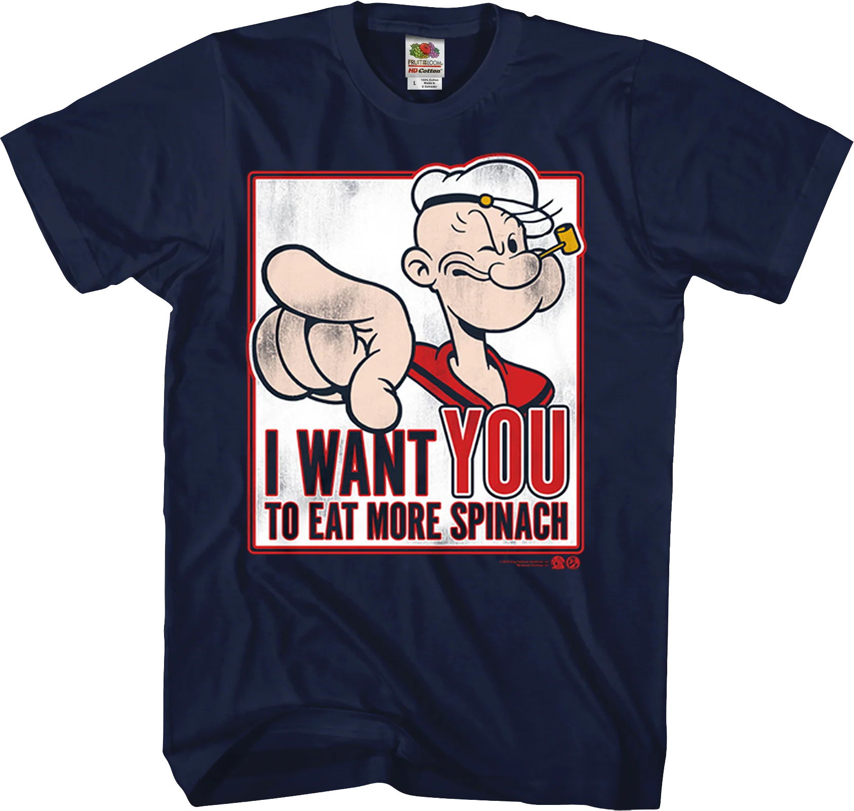 I Want You To Eat More Spinach Popeye T-Shirt