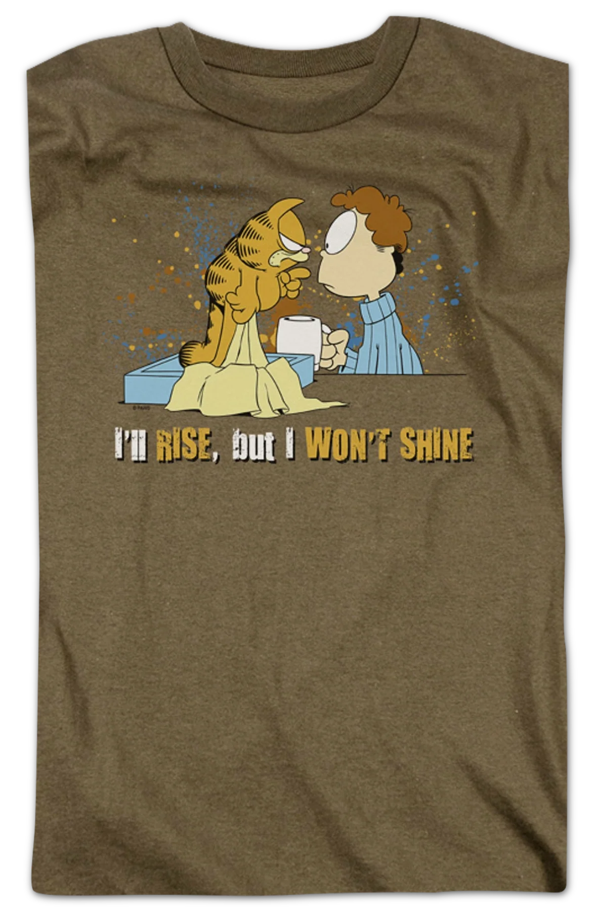 I Won't Shine Garfield T-Shirt - Image 2