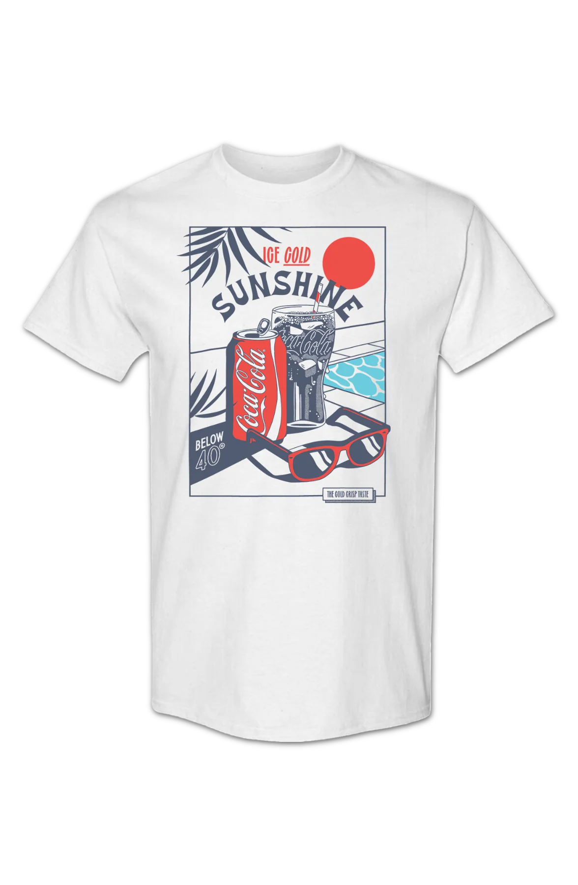 Ice Cold Sunshine Poster Coca-Cola T-Shirt - Image 2
