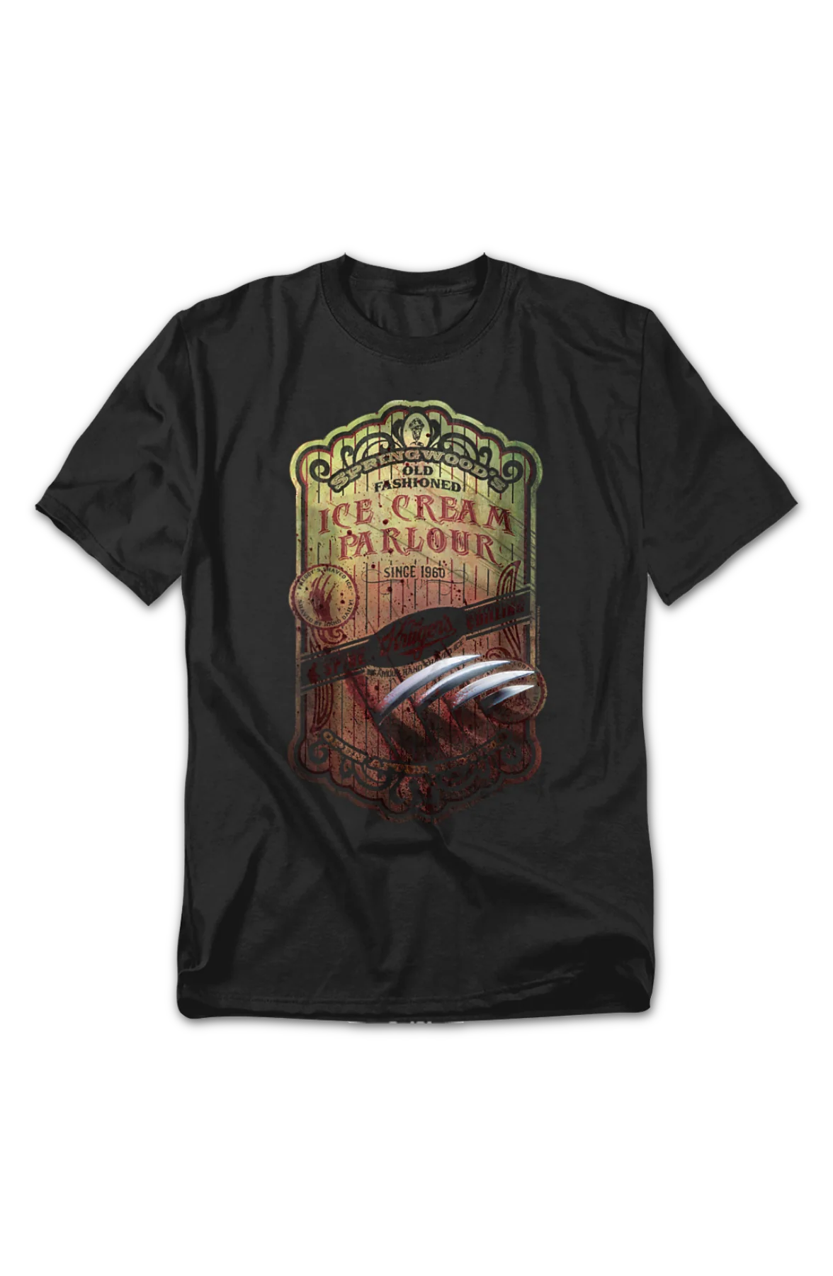 Ice Cream Parlour Nightmare On Elm Street T-Shirt - Image 2