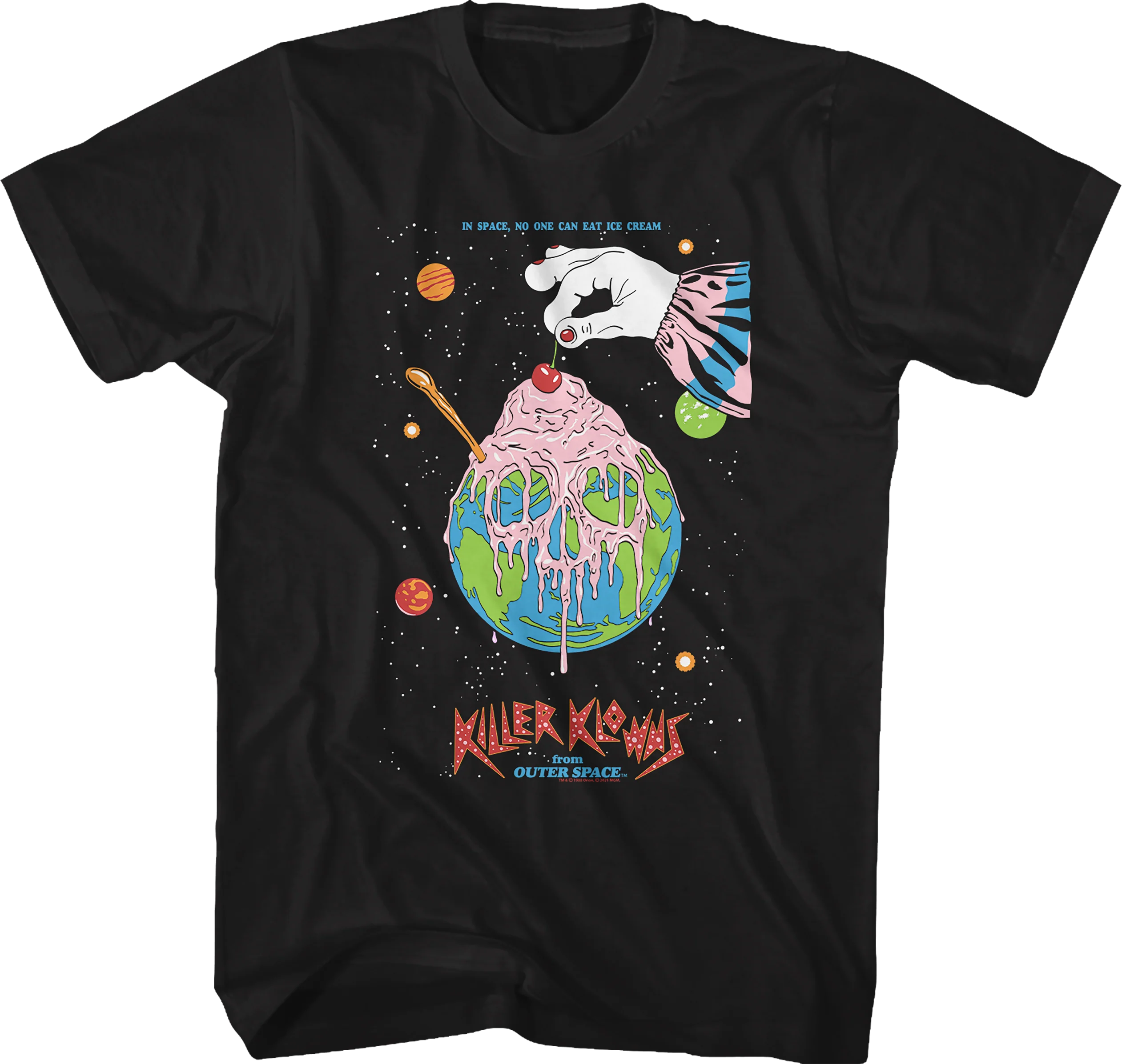 Ice Cream Poster Killer Klowns From Outer Space T-Shirt