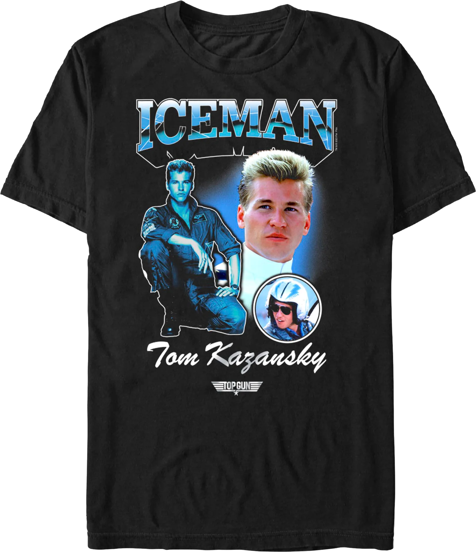 Iceman Collage Top Gun T-Shirt