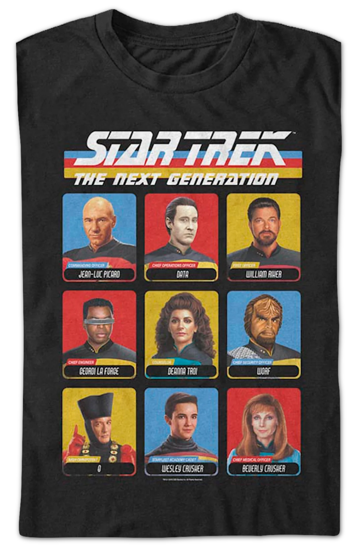 Iconic Characters Star Trek The Next Generation T-Shirt - Image 2