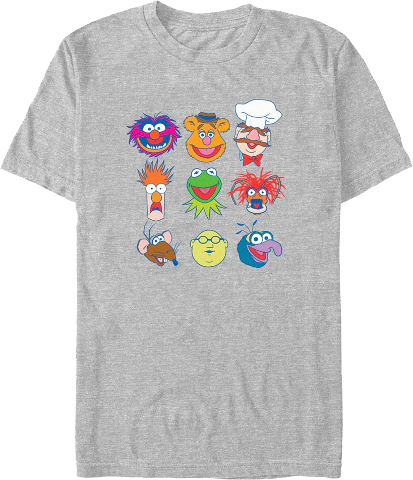 Iconic Faces Muppets T-Shirt