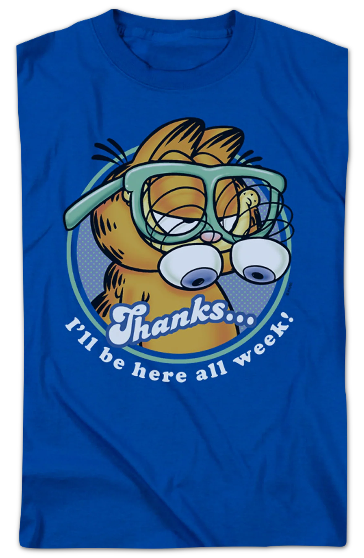 I'll Be Here All Week Garfield T-Shirt - Image 2