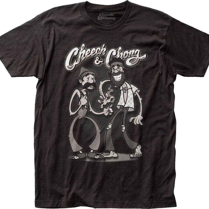 Illustrated Cheech and Chong T-Shirt
