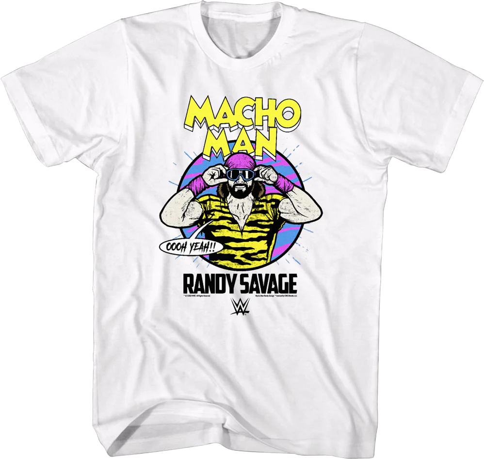 Illustrated Macho Man Randy Savage T-Shirt