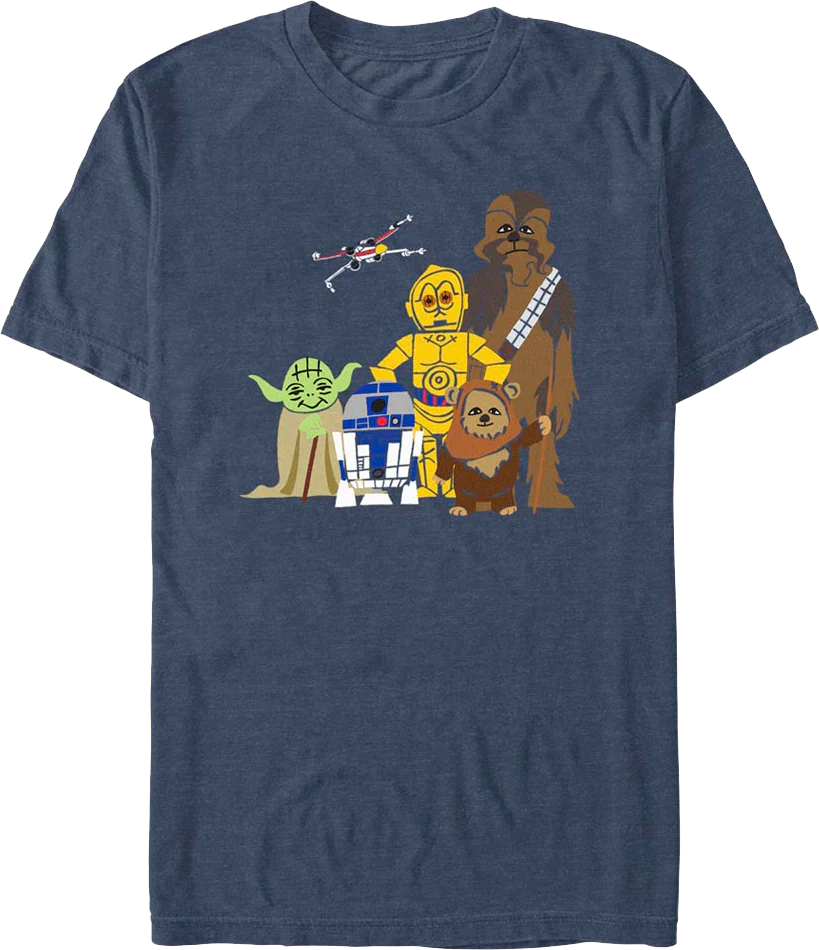 Illustrated Rebels Star Wars T-Shirt