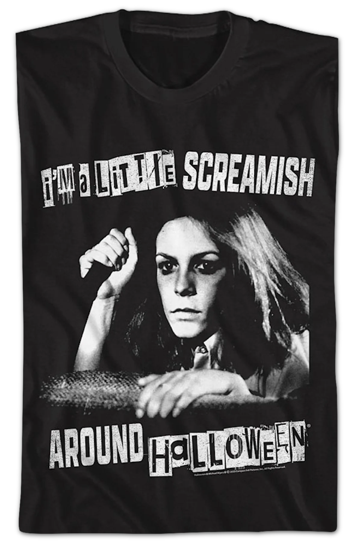 I'm A Little Screamish Around Halloween T-Shirt - Image 2