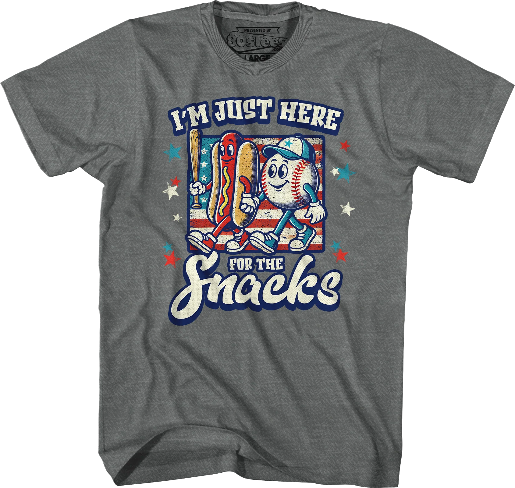 I'm Just Here For The Snacks T-Shirt - Image 7