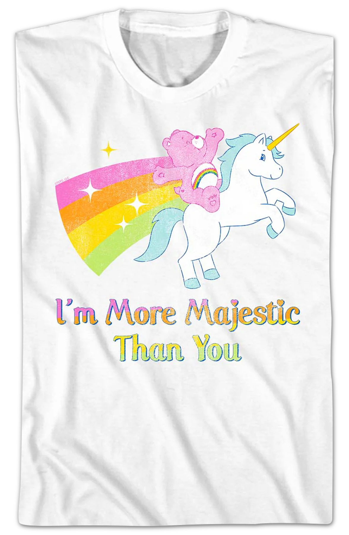 I'm More Majestic Than You Care Bears T-Shirt - Image 2
