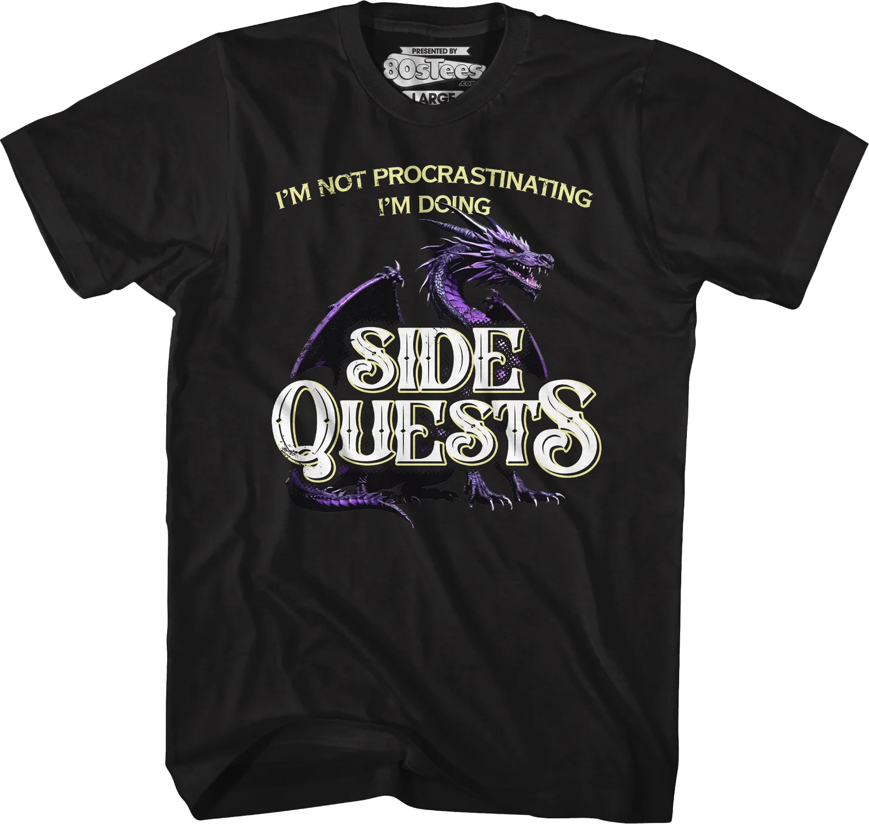 I'm Not Procrastinating I'm Doing Side Quests T-Shirt - Image 4