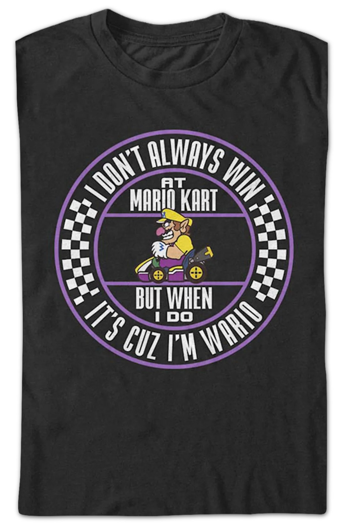 I'm Wario Mario Kart T-Shirt - Image 2