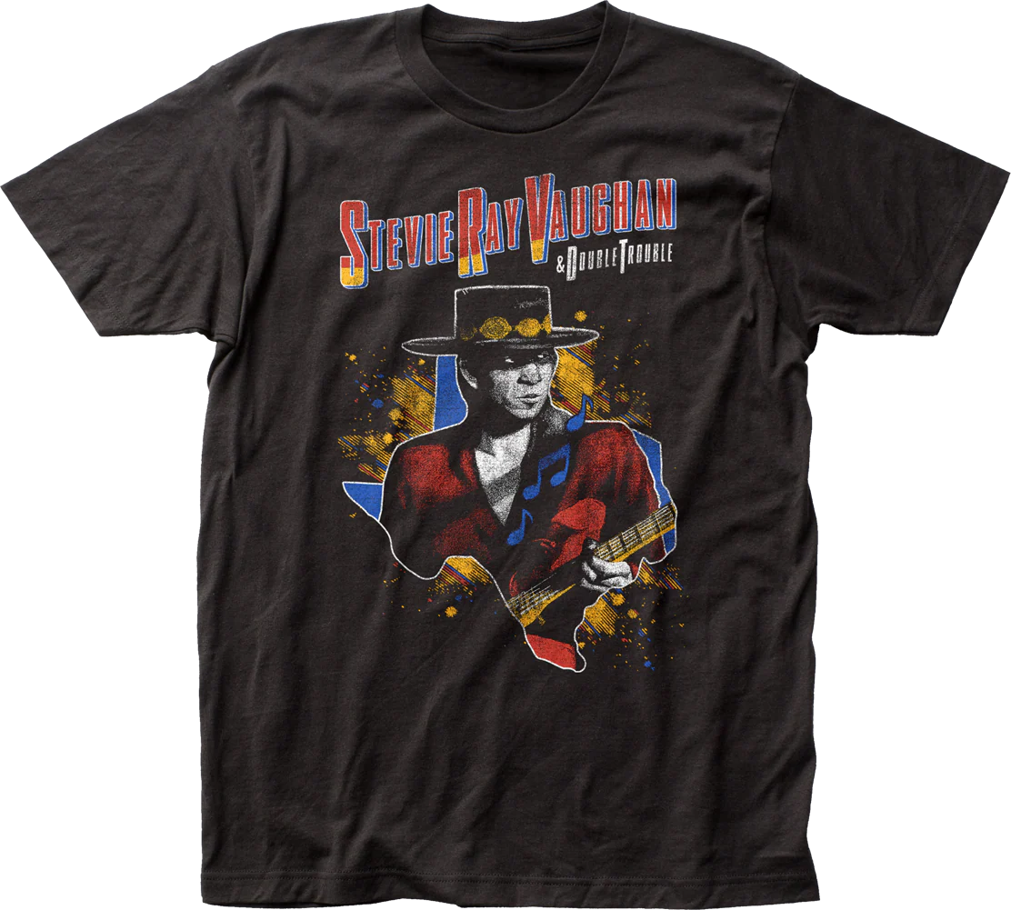 Impact Stevie Ray Vaughan and Double Trouble T-Shirt