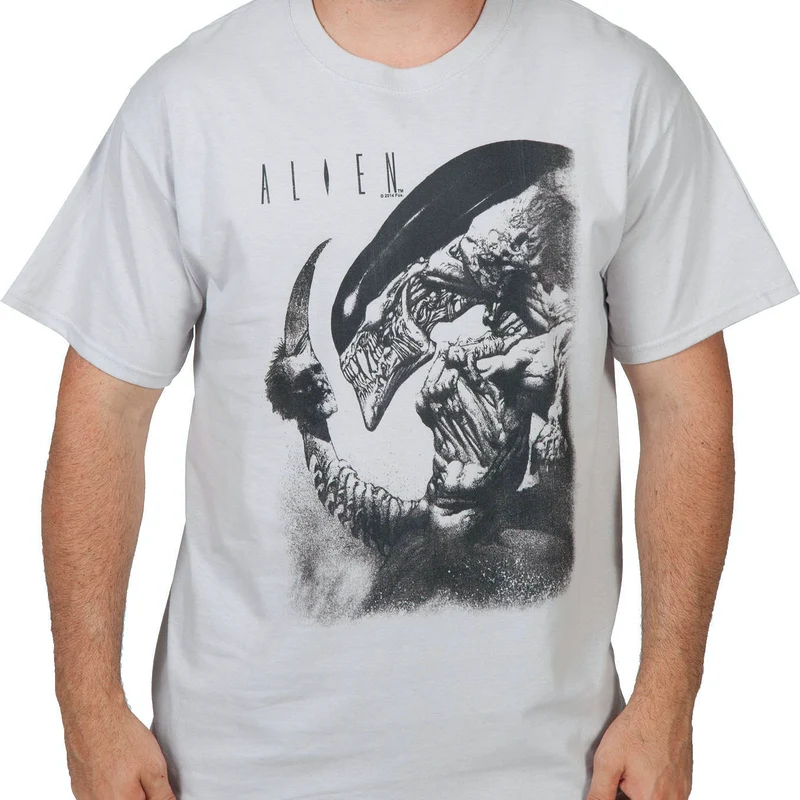 Impaled Head Alien Shirt