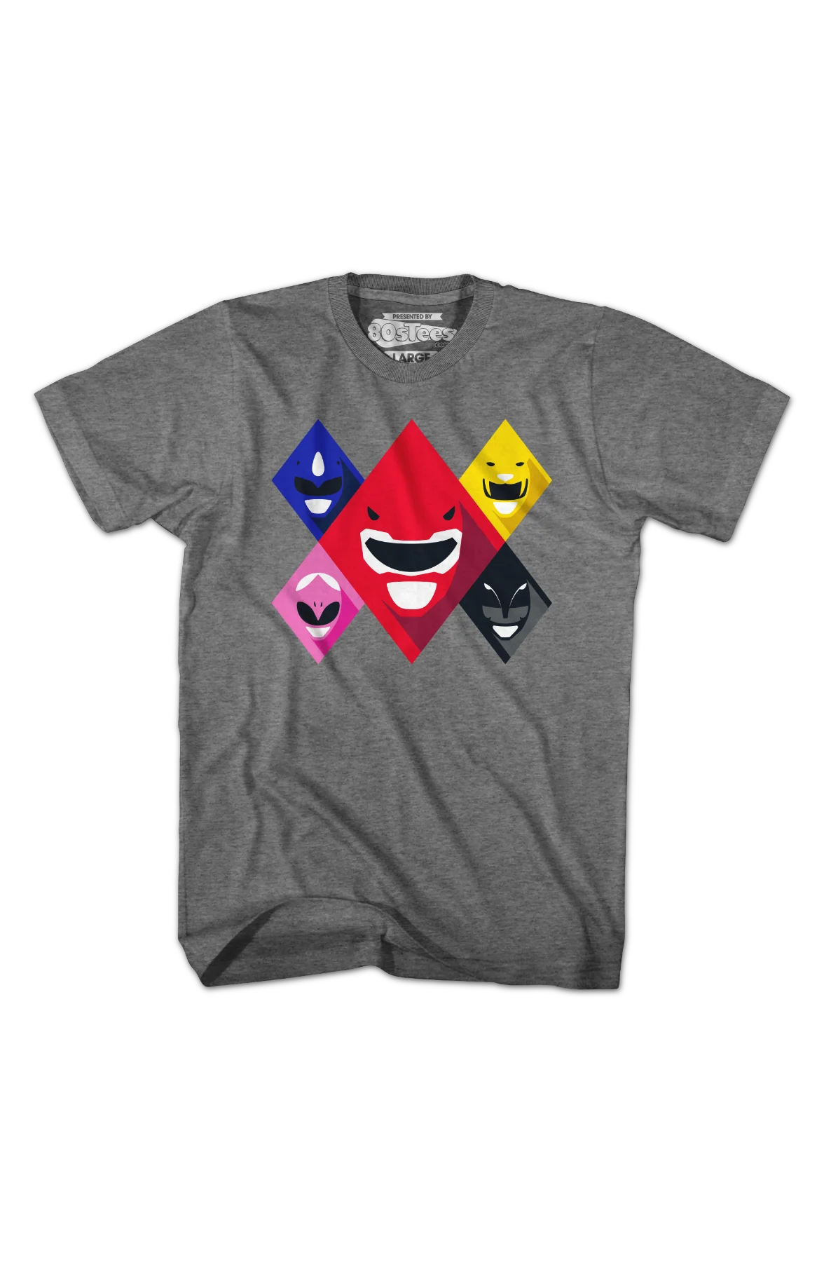Implied Rangers Mighty Morphin Power Rangers T-Shirt - Image 2
