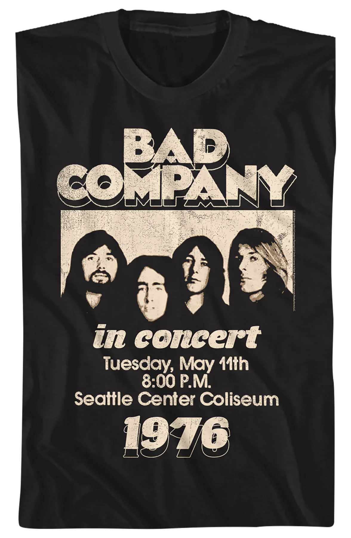 In Concert Bad Company T-Shirt - Image 2