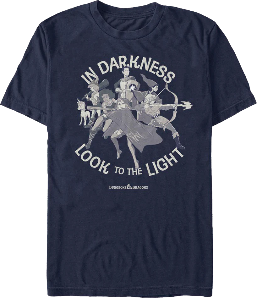 In Darkness Look To The Light Dungeons & Dragons T-Shirt
