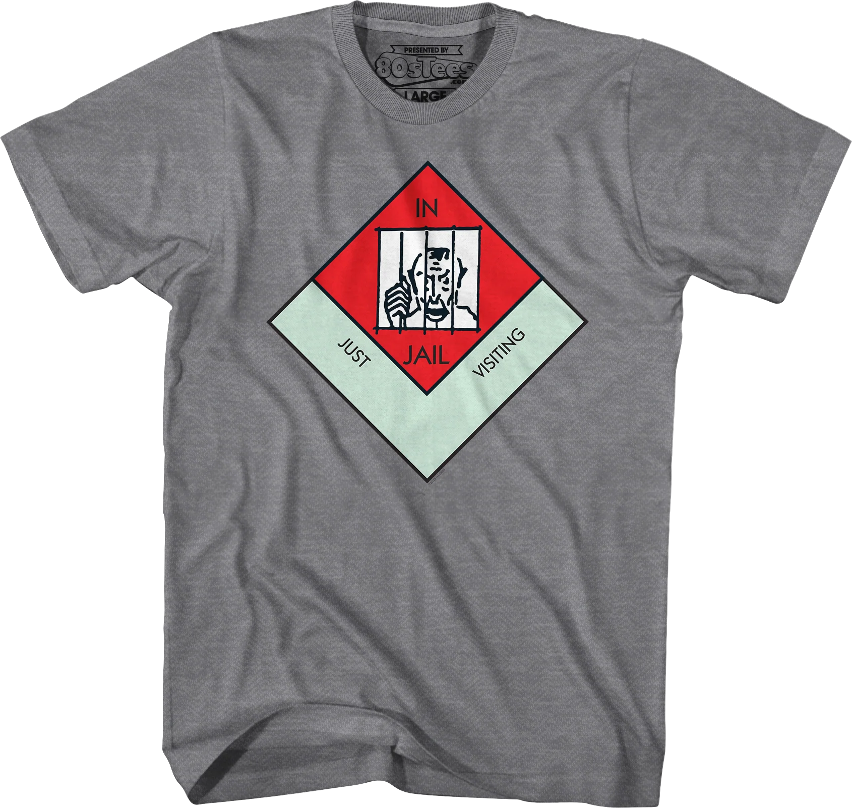 In Jail/Just Visiting Monopoly T-Shirt - Image 4