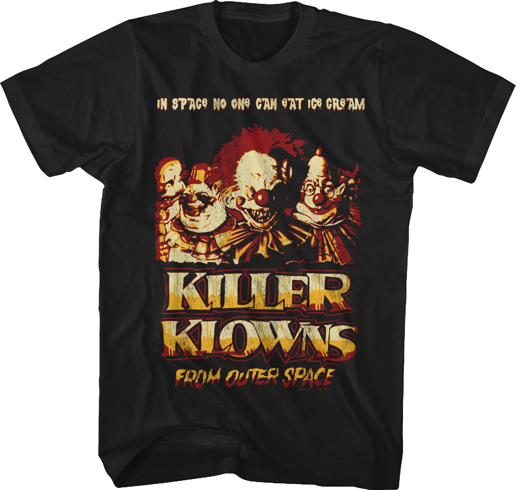 In Space No One Can Eat Ice Cream Killer Klowns From Outer Space T-Shirt