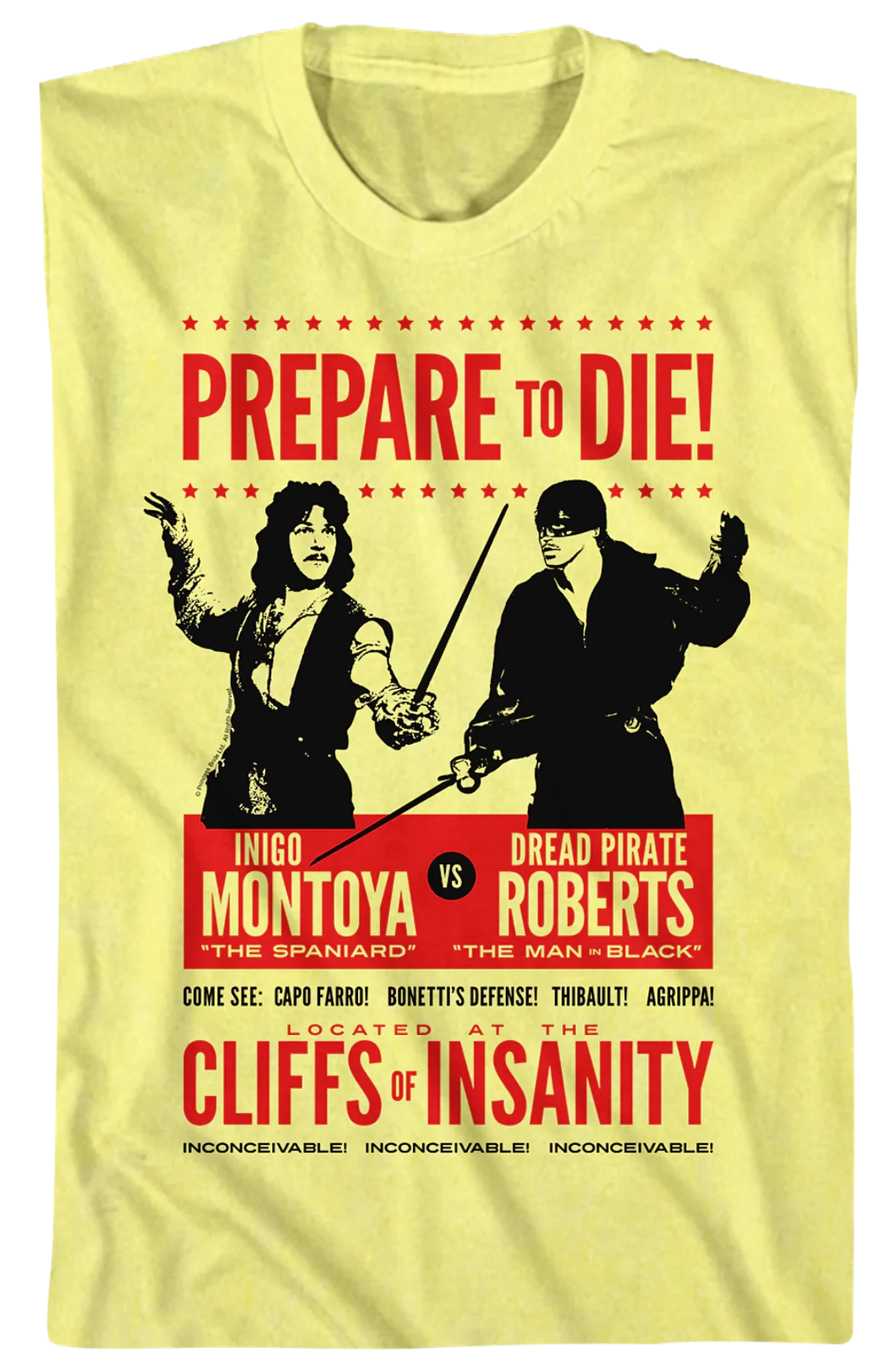 Inigo Montoya vs Dread Pirate Roberts Princess Bride T-Shirt - Image 2