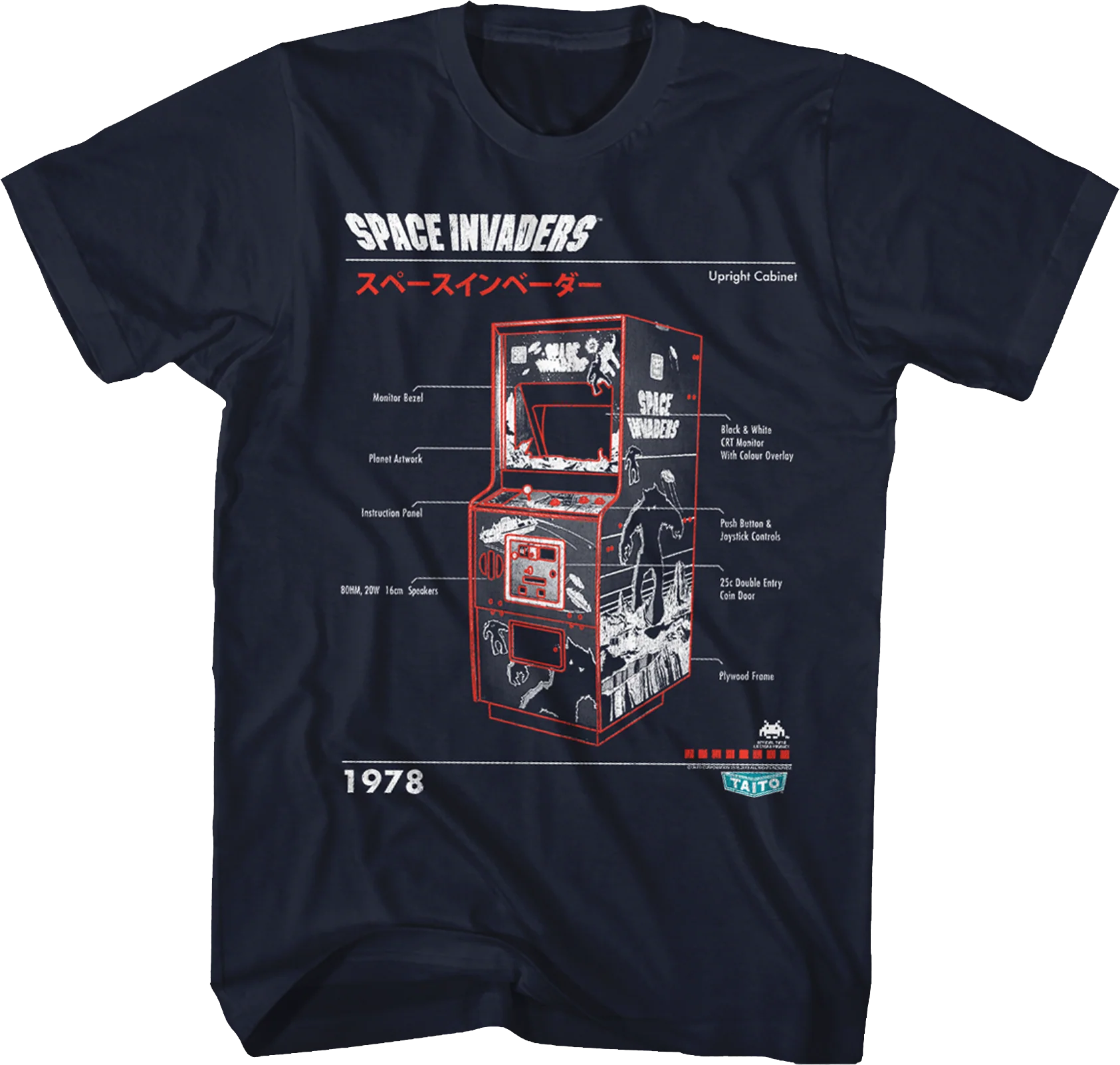 Instructions Space Invaders T-Shirt