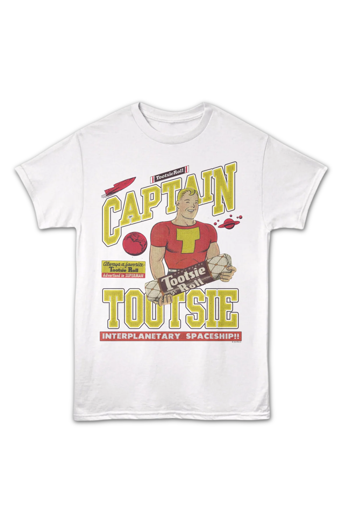 Interplanetary Spaceship Tootsie Roll T-Shirt - Image 2