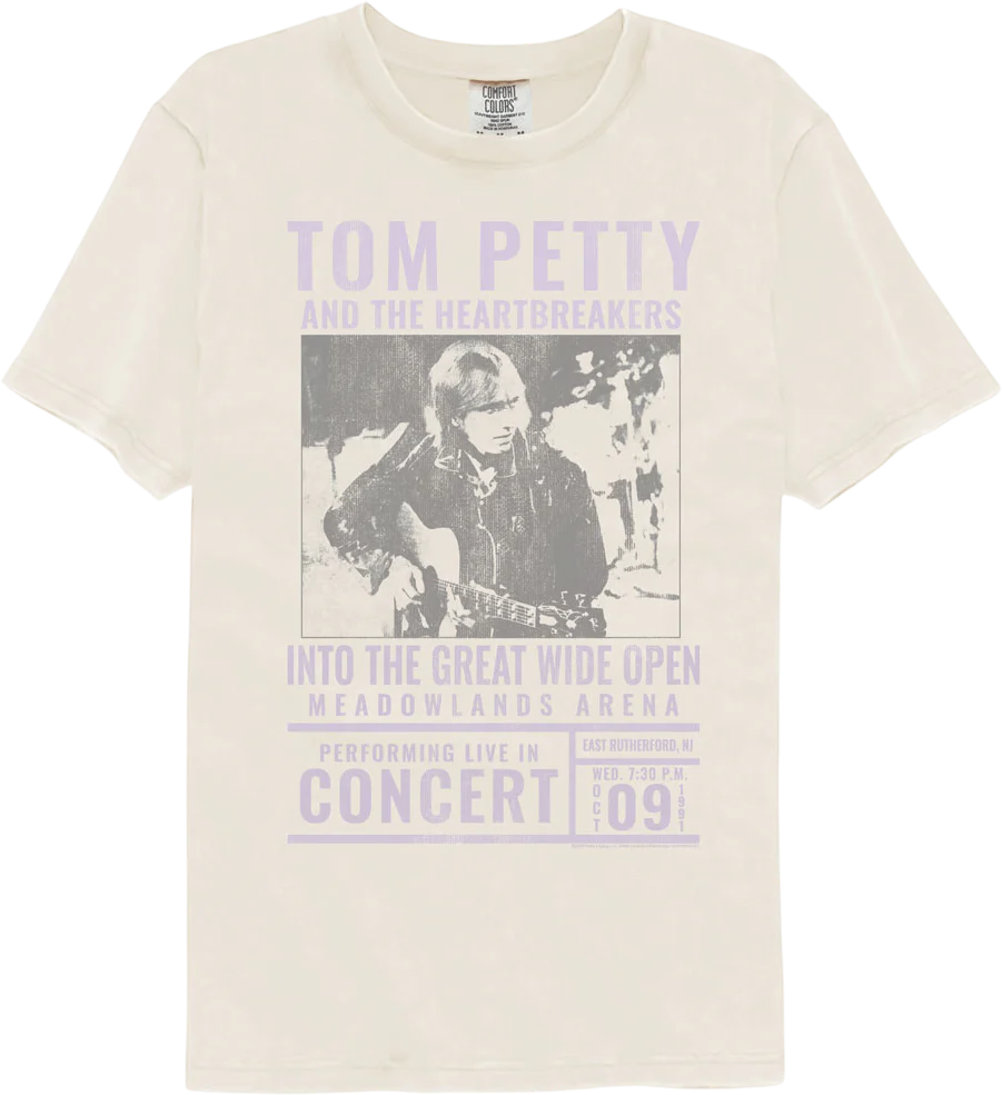 Into The Great Wide Open Tom Petty Comfort Colors Brand T-Shirt
