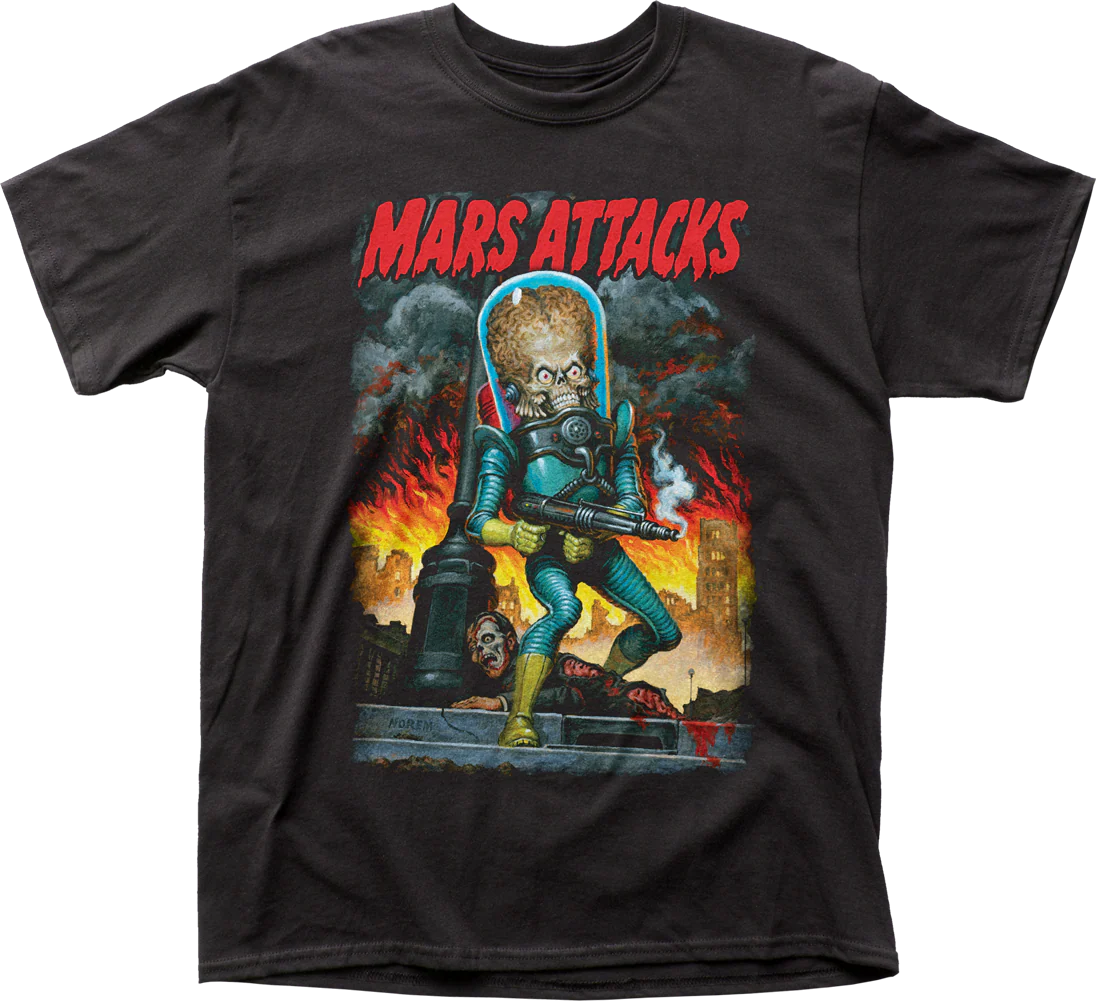 Invasion Begins Mars Attacks T-Shirt