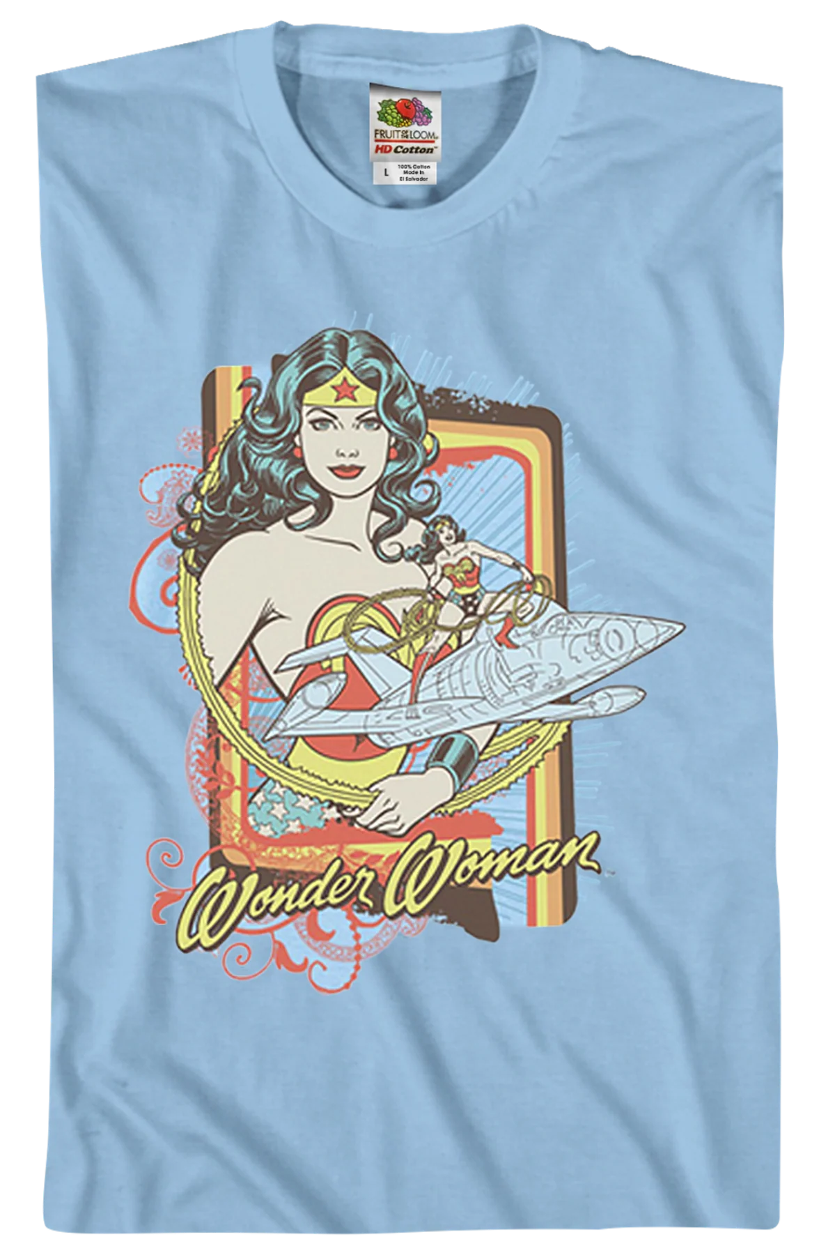 Invisible Jet Wonder Woman T-Shirt - Image 2